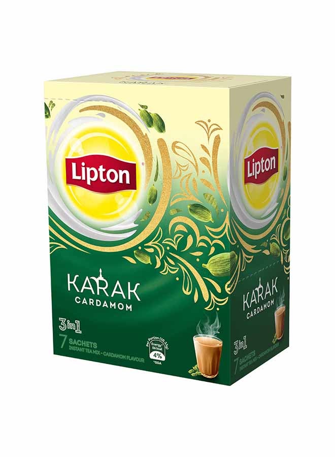 Lipton - Karak 3In1 Instant Tea Cardamom 7 sachets 20.33grams - Image 1