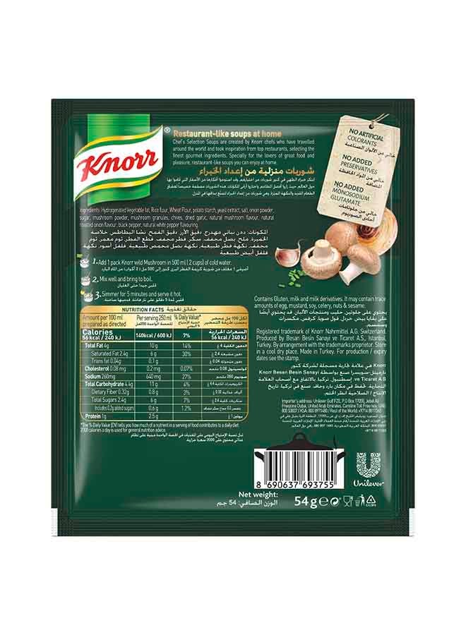 كنور - عبوة شوربة كريمة الفطر البري من إعداد الخبراء مصنوعة من مكونات طبيعية من دون ألوان صناعية أو مواد حافظة 54جرام - Image 1