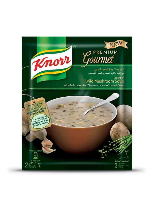 كنور - عبوة شوربة كريمة الفطر البري من إعداد الخبراء مصنوعة من مكونات طبيعية من دون ألوان صناعية أو مواد حافظة 54جرام - Image 1