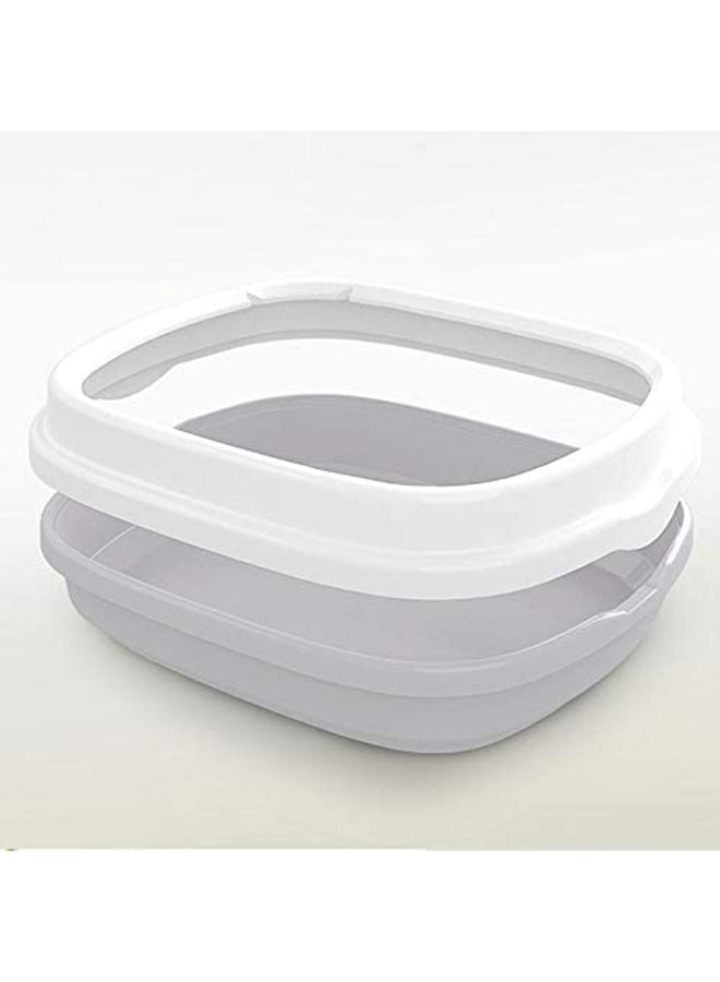 Generic - Cat Litter Box Grey 47x39x13cm - Image 1