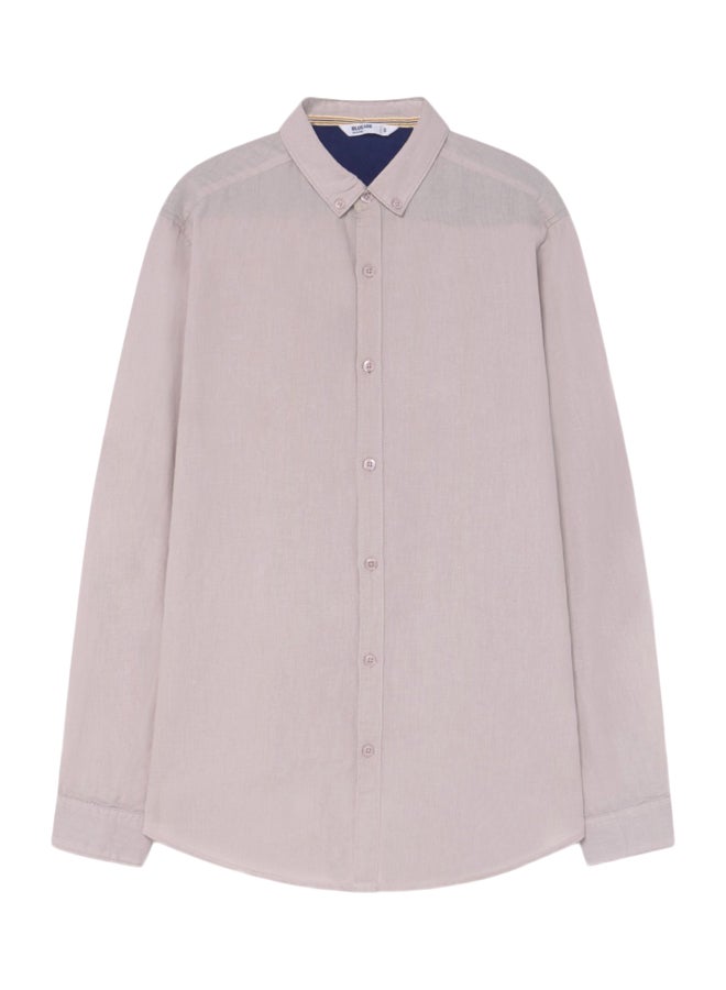 بلوايج قميص أساسي أرجواني - Image 4