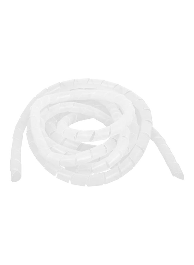 MARROWLIN Spiral Wrap Band Wire Cable White 16mm 