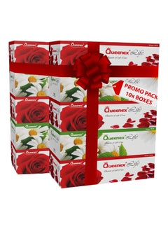 Pack of 10 Box Life Facial Tissues white 19X17.2cm
