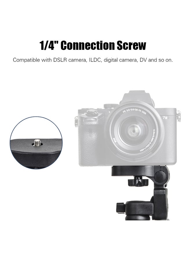 يونجتنج حامل ثلاثي القوائم محمول مع جهاز تحكم عن بعد للهواتف الذكية أسود - Image 4