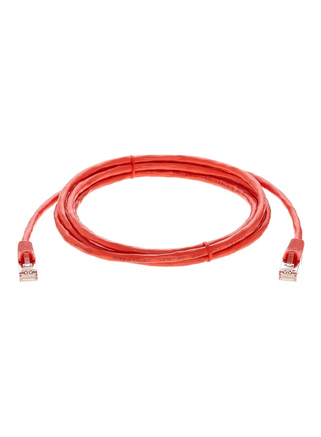 JE Ethernet CAT6A Cable Red  - Image 1