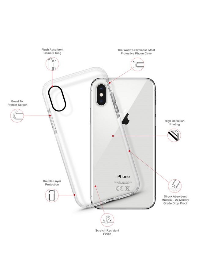 ستايلايزد غطاء حماية واق لهاتف أبل آيفون XS ماكس كلمة 'شلونك' - Image 2