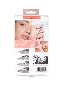 REAL TECHNIQUES 5-Piece Flawless Base Brush And Stand Set Rose Gold/Black/Grey  - Image 4