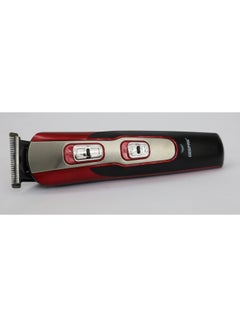 GEEPAS 11-In-1 Rechargeable Grooming Kit Red/Silver/Black  - Image 2