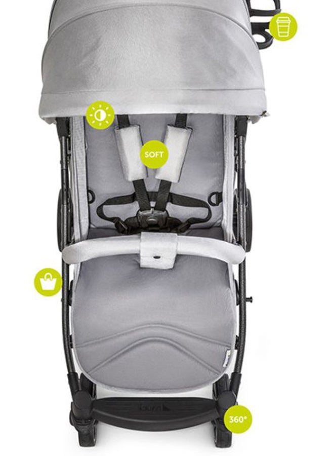 hauck - Rapid 4S Foldable Stroller For Newborn - Lunar Stone - Image 1