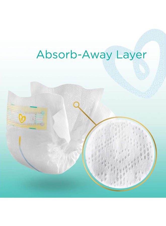 Pampers Premium Care Diapers, Size 1, 2-5 Kg, Carry Pack, 22 Count - Image 2