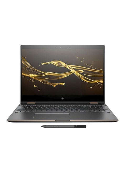 Spectre 15 x360 2-In-1 Laptop With 15.6-Inch Display, Core i7 Processor/16GB RAM/2TB SSD/4GB Radeon RX Vega Graphic Card Black