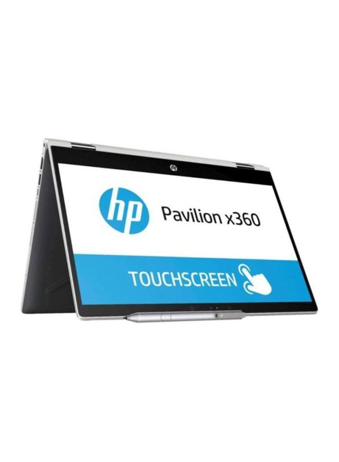 Pavilion x360 Convertible 2-In-1 Laptop With 14-Inch Display, Core i3 Processor/8GB RAM/512GB SSD/Intel UHD Graphics 620 Natural Silver