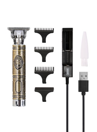 Rechargeable Hair Trimmer Gold/Black 23x4.6x10cm - v1600791561/N40640798A_1