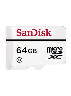 Sandisk High Endurance 64GB Video Monitoring Card With Adapter White/Black  - Image 1