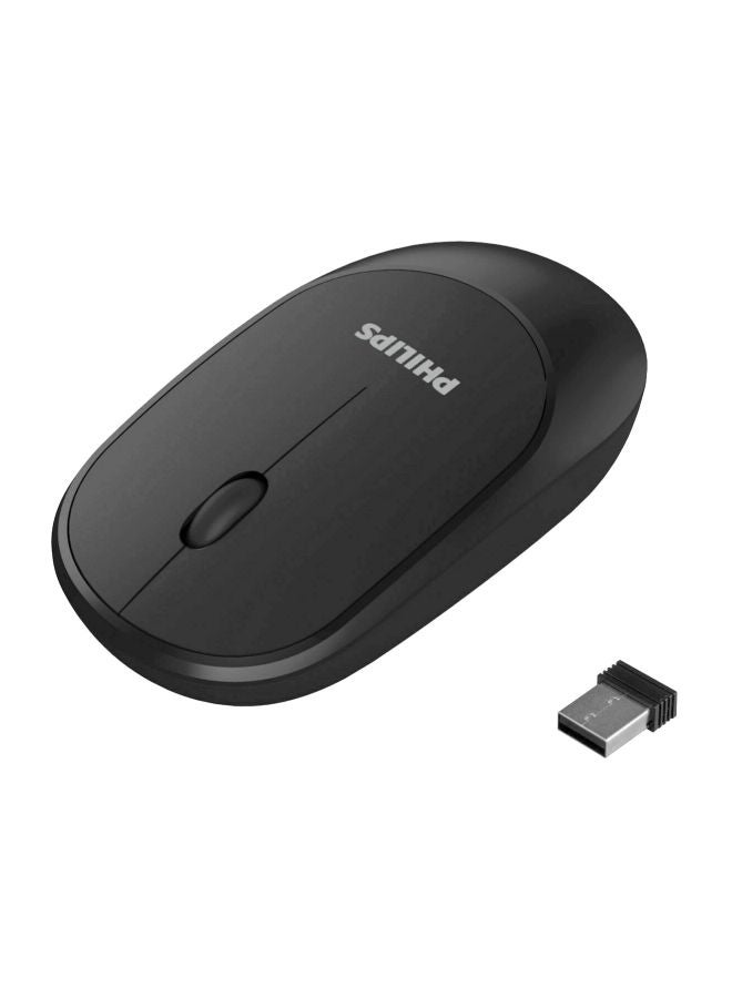 Philips - Wireless Mouse With Receiver Black - Image 1