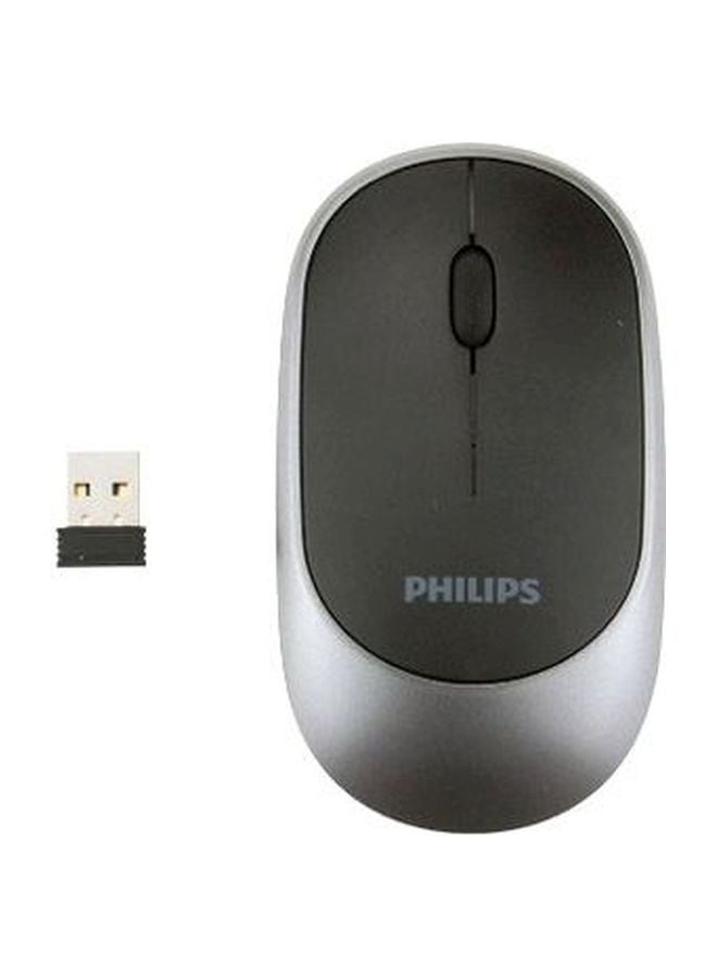 Philips M314 Wireless Mouse With Receiver Grey/Black - Image 1