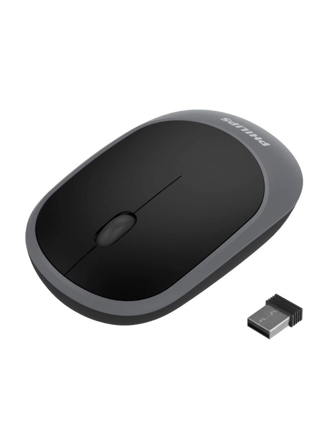 Philips M314 Wireless Mouse With Receiver Grey/Black - Image 2