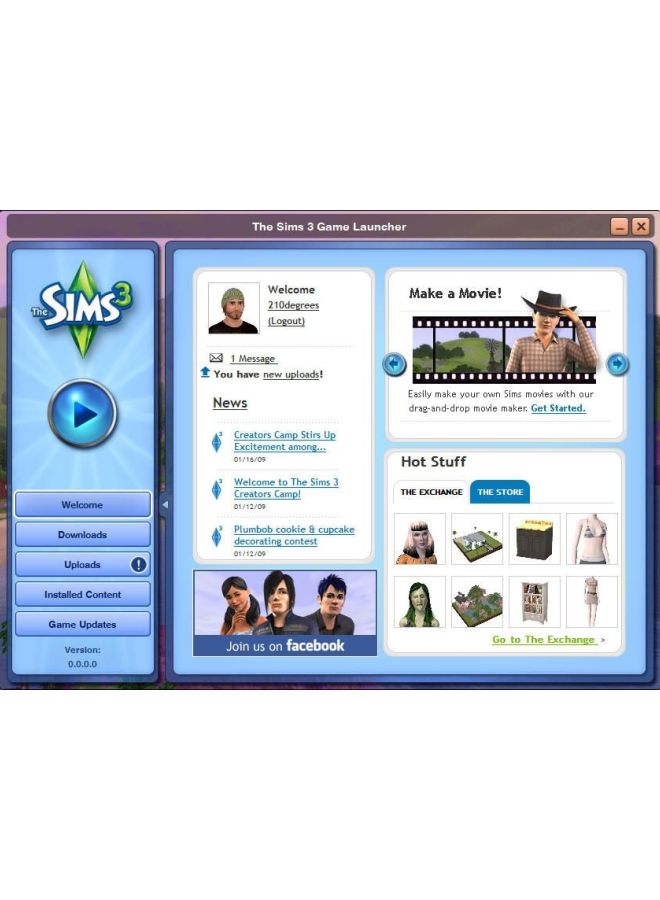 إي أيه - لعبة "The Sims 3" (إصدار عالمي) - simulation - playstation_3_ps3 - Image 1