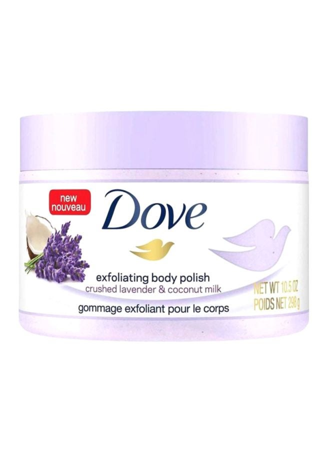 Dove Exfoliating Body Polish With Crushed Lavender And Coconut Milk - Image 1