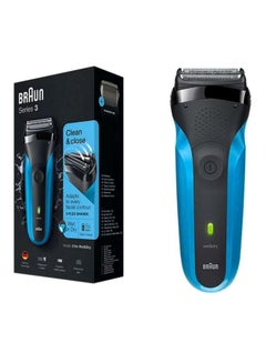 BRAUN Series 3 Wet And Dry Shaver Blue/Black  - Image 2