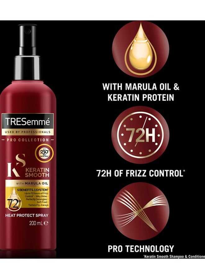 Tresemme Expert Keratin Smooth With Marula Oil Hair Spray 200ml  - Image 3
