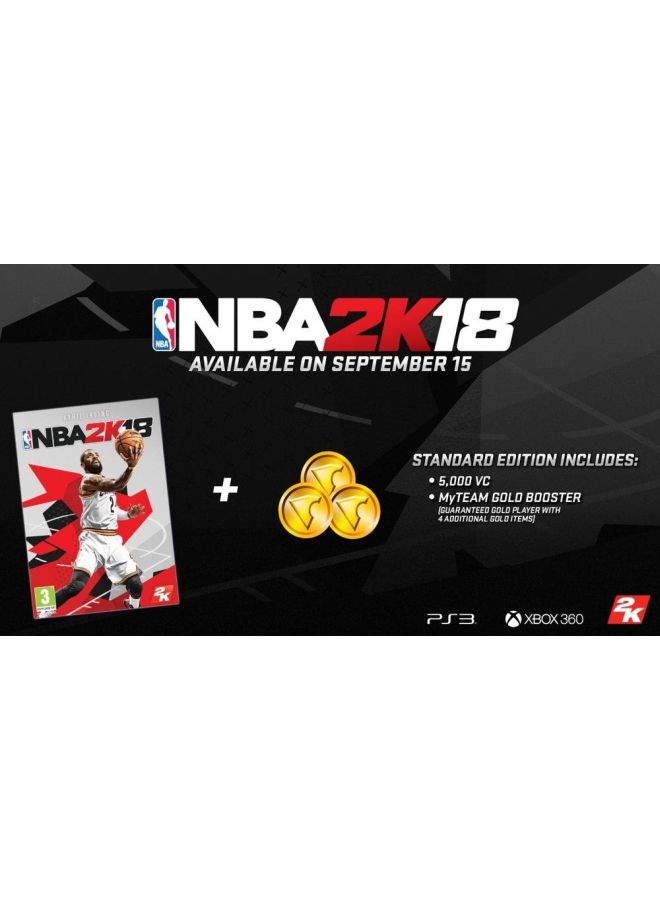 2K - NBA 2K18 (Intl Version) - Sports - PlayStation 3 (PS3) - Image 1
