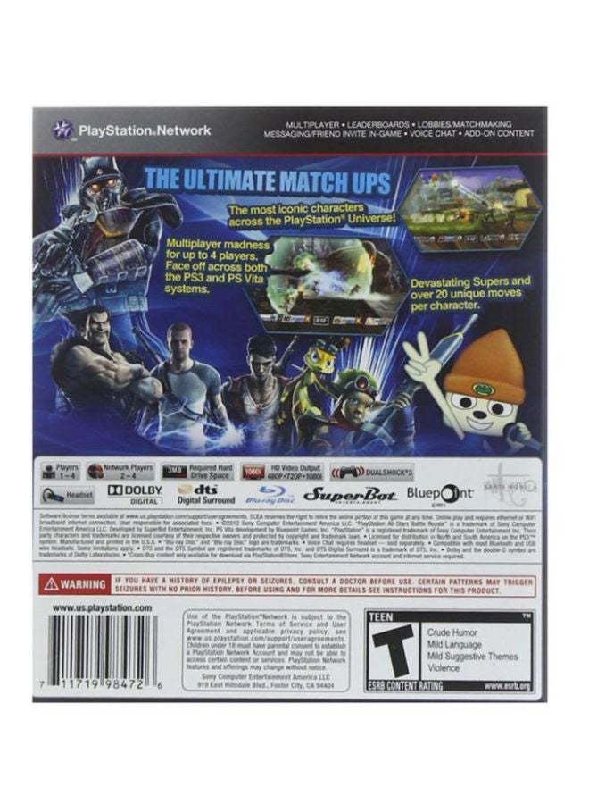 سوني لعبة All Stars Battle Royal (الإصدار الدولي) - الأكشن والتصويب - بلاي ستيشن 3 (PS3)  - Image 2