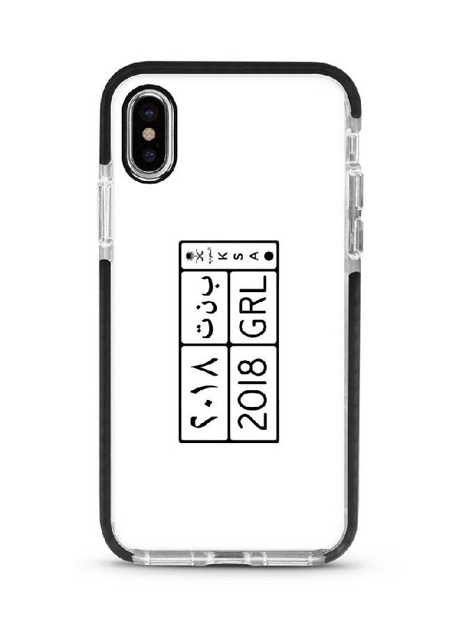 Stylizedd Slim Drop-Proof Dual-Layered Case Cover For Apple iPhone Xs Max - 2018 Grl - Image 1