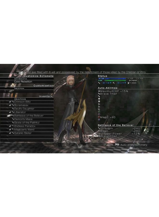 سكوير انيكس - لعبة "Lightning Returns : Final Fantasy XIII" - (إصدار عالمي) - تقمص الأدوار - بلاي ستيشن 3 (PS3) - Image 1