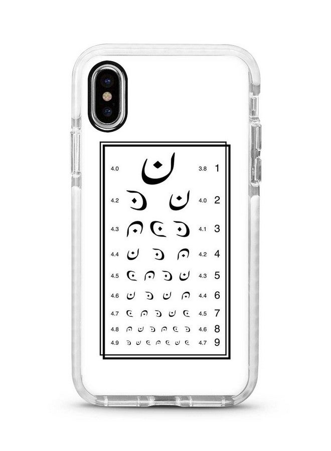 Stylizedd Slim Drop-Proof Dual-Layered Case Cover For Apple iPhone XS Max - Eye Test Full Print - Image 1