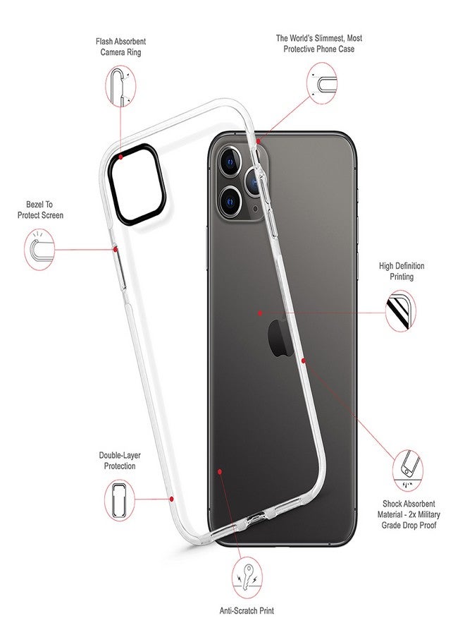 Stylizedd Impact Pro Slim Drop-Proof Dual-Layered Case Cover For Apple iPhone 11 Pro Max - Bala hoob bala bateekh Full Print - Image 2