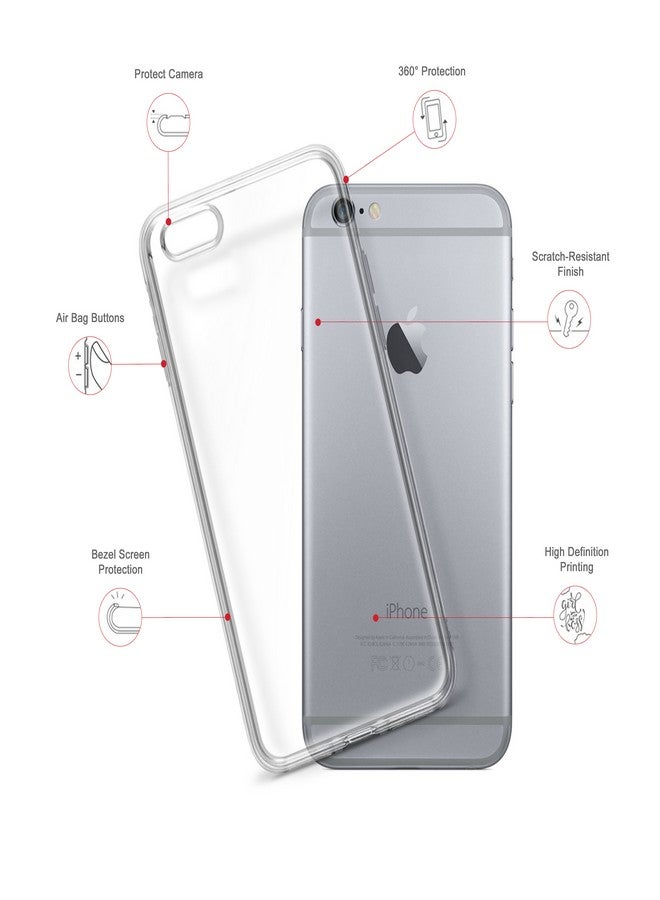 Stylizedd Classic Clear Soft TPU Gel Thin Flexible Cover For Apple iPhone 6s/6 - Switch On Full Print - Image 2