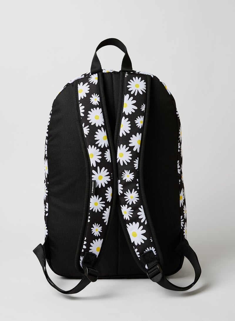CONVERSE Go 2 Daisy Print Backpack DARK CHARCOAL  - Image 3