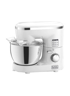 Kitchen Stand Mixer Machine, 4L Stainless Steel Bowl, 6 Speed Settings, Planetary Motion, Professional Baking Results, Easy Mixing And Kneading, 4 L 1000 W SM1000-B5 White/Silver - v1600839662/N16326752A_2