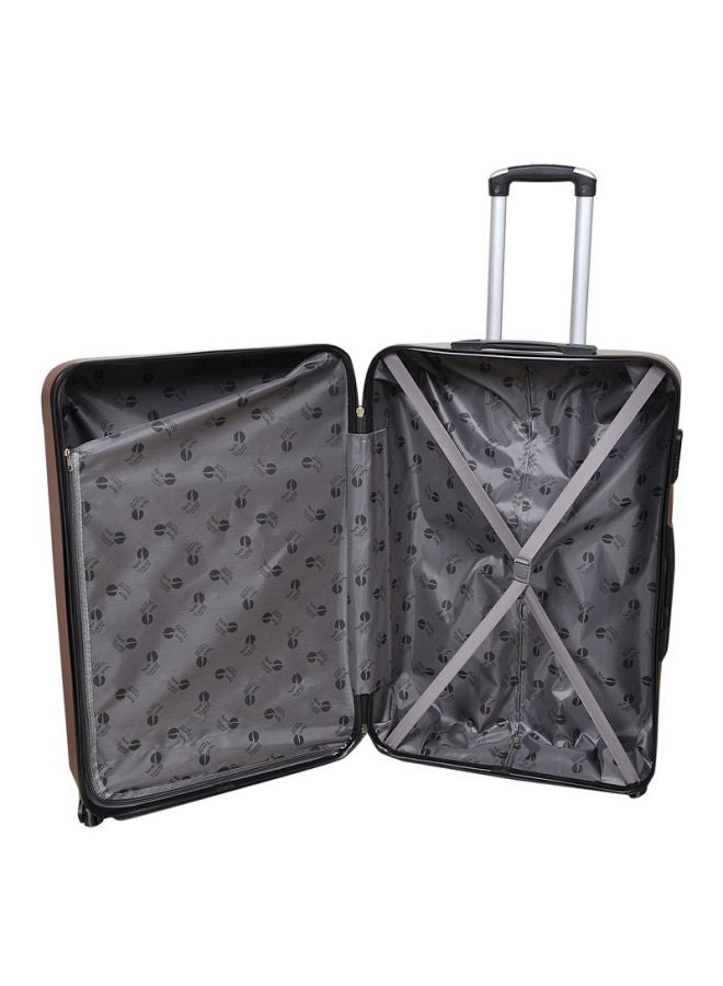 NEW TRAVEL 4 Wheels Hard Case Large Check in Luggage Trolley Rose Gold  - Image 4