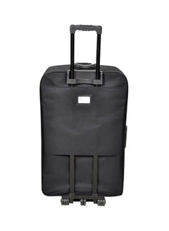 4-Piece Soft Case Luggage Trolley Set Black - v1600840364/N40661674A_3