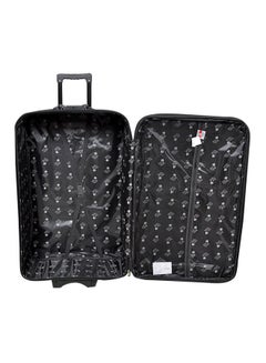 4-Piece Soft Case Luggage Trolley Set Black - v1600840364/N40661674A_4