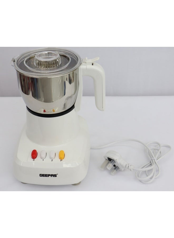 GEEPAS - Electric Food Processor 600.0 W GCG286N White/Silver - Image 1