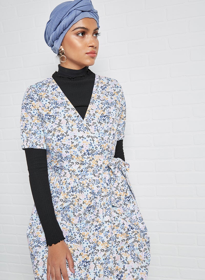Y.A.S - Fielda Maxi Dress Star White Aop - Image 1