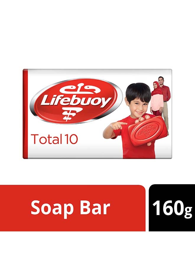 Lifebuoy Anti Bacterial Bar Total 10 160grams  - Image 1