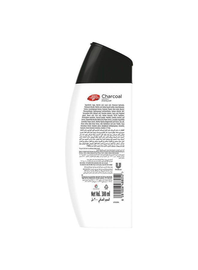 Lifebuoy - Charcoal And Mint Antibacterial Body Wash 300ml - Image 1