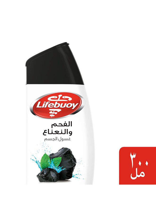 Lifebuoy - Charcoal And Mint Antibacterial Body Wash 300ml - Image 1