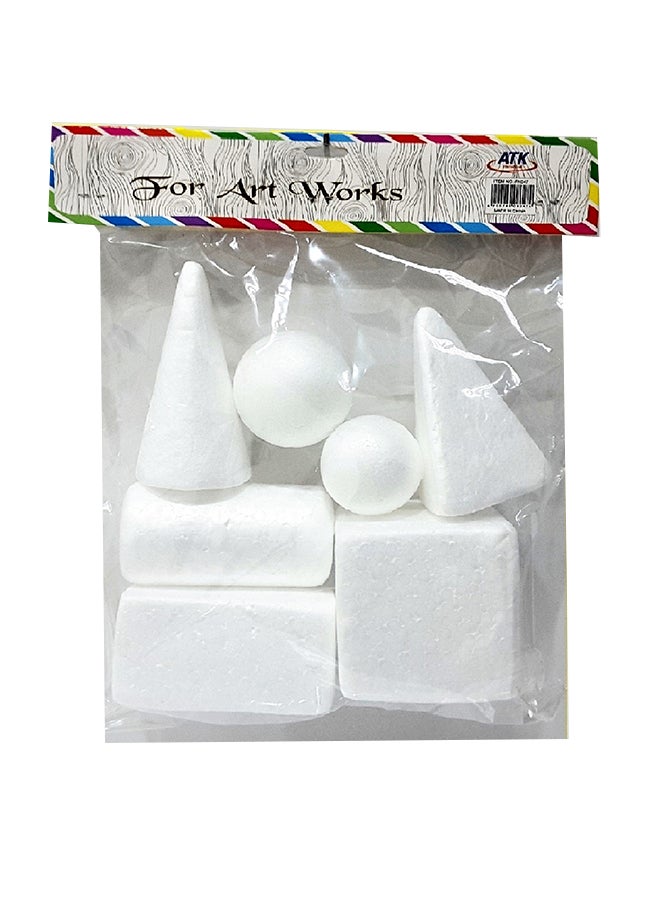 Art Foam Ball Set White
