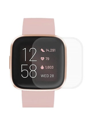 3-Piece Ulta Thin 3D Full Coverage Screen Protector For Fitbit Sense Clear - v1600844244/N40683567A_1