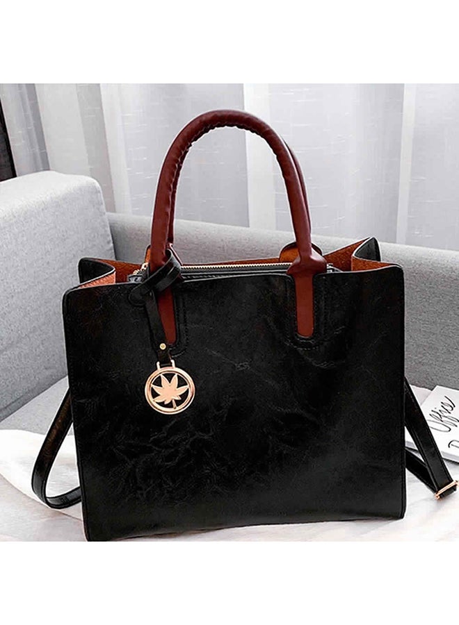 Generic - 3-Piece Retro Bag Set Black - Image 1