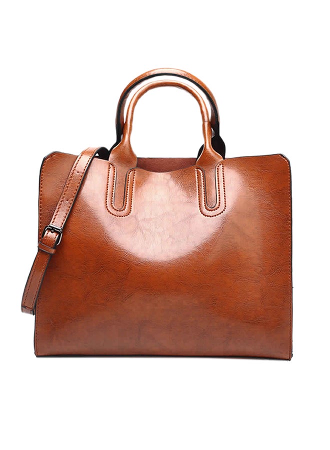 Shopper Tote Bag Brown  - Image 1