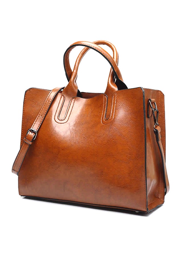 Shopper Tote Bag Brown  - Image 2