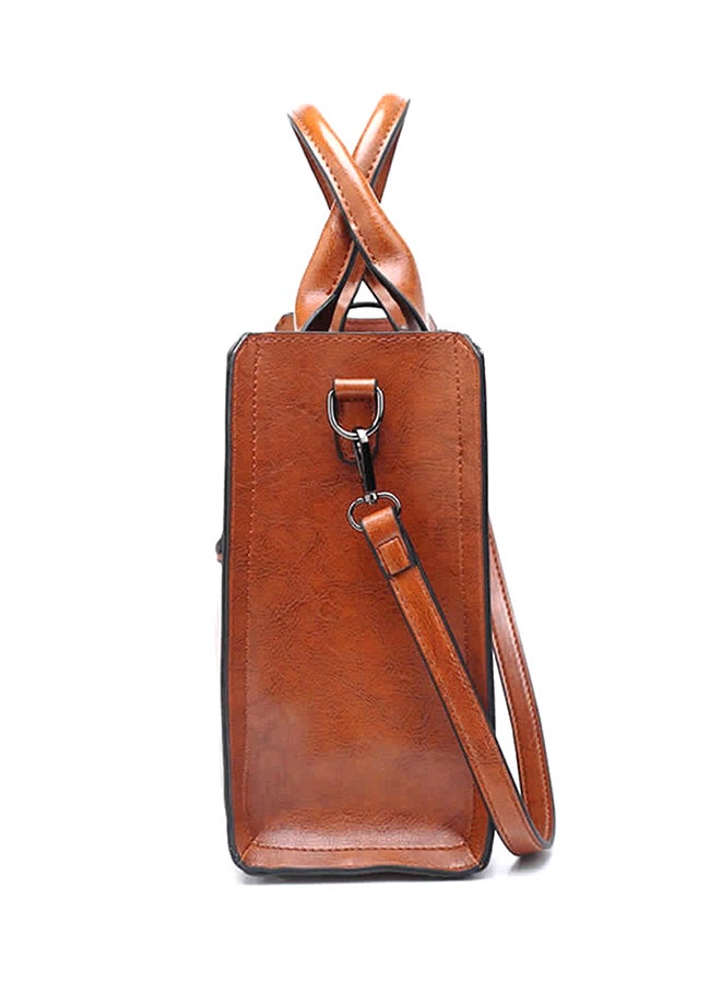 Shopper Tote Bag Brown  - Image 3