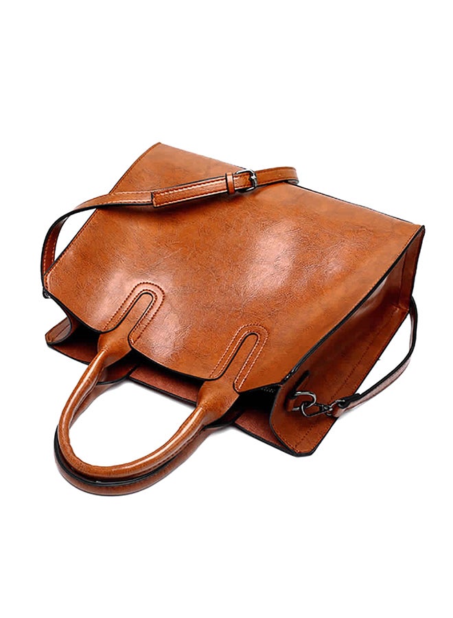 Shopper Tote Bag Brown  - Image 5