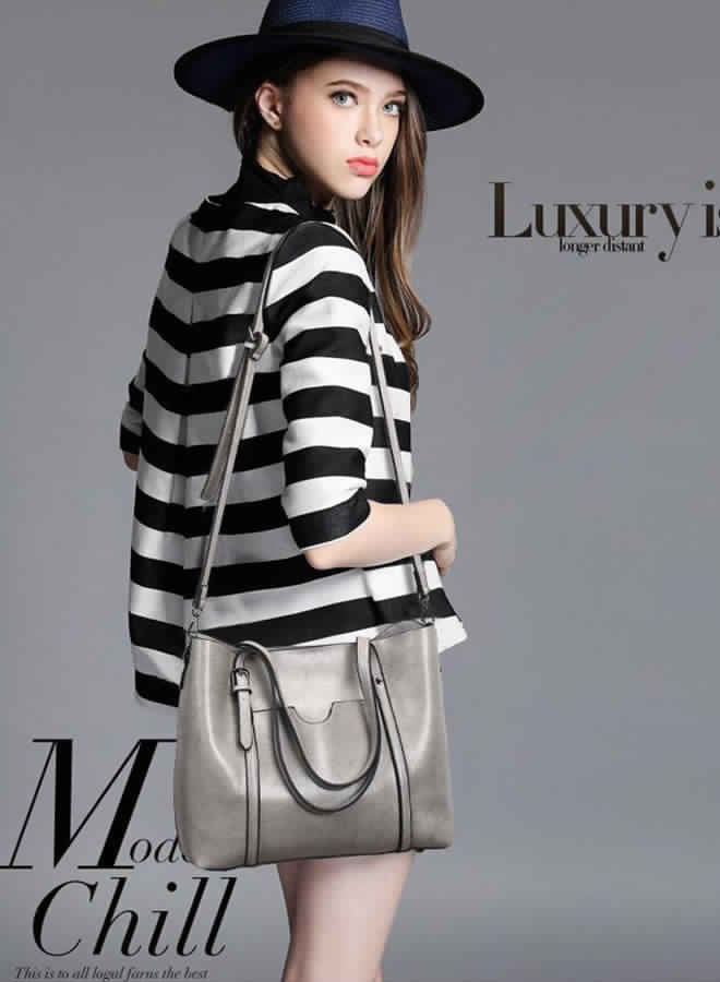 Shoulder Bag Grey  - Image 4